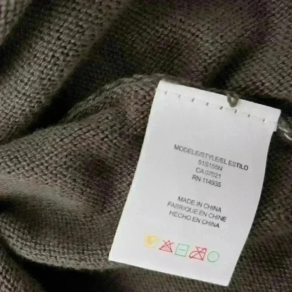 MODERN Designer Oversized Knit Sweater Brown Med - Picture 9 of 9